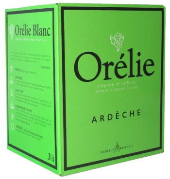 BIB de 3l d'Orélie Blanc d'igp d'ardèche